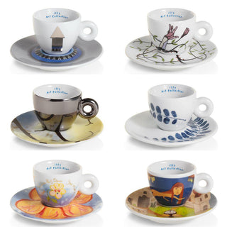 Illy Art Collection Biennale 2022 set 6 espresso coffee cups Buy on Shopdecor ILLY collections