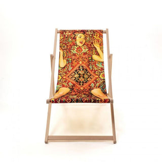Seletti Toiletpaper Deck Chair Lady On Carpet Buy on Shopdecor TOILETPAPER HOME collections